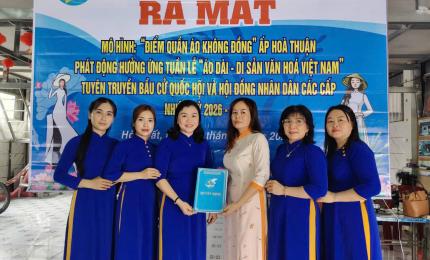Phụ nữ Hòn Đất hưởng ứng “Tuần lễ Áo Dài - Di sản văn hóa Việt Nam”
